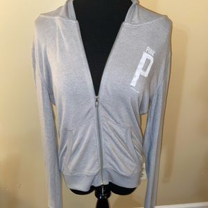 PINK Super Soft Zip Up Sweatshirt